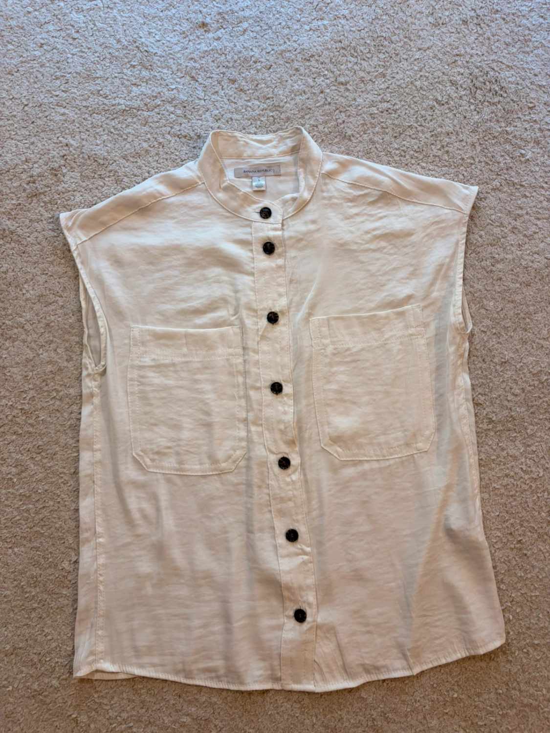 👚 Blouse Zara - Blanc - Lin - Femme (L)