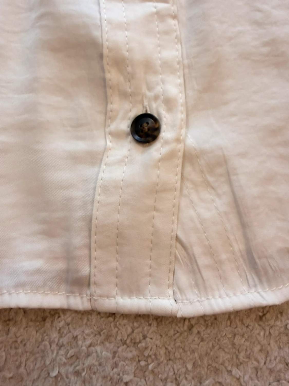 👚 Blouse Zara - Blanc - Lin - Femme (L)