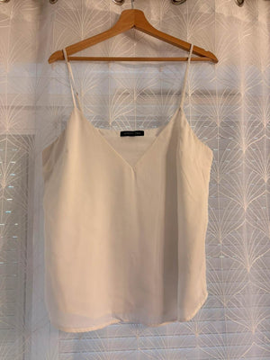 Top à Bretelles Banana Republic - Blanc - Taille XL (14) 👙