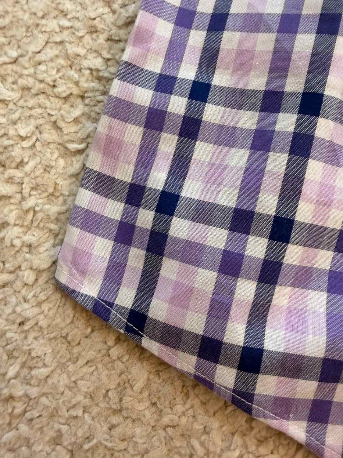 Chemise Banana Republic Non-Iron à Carreaux - Violet/Lila - Grant Fit - Taille XL 👔