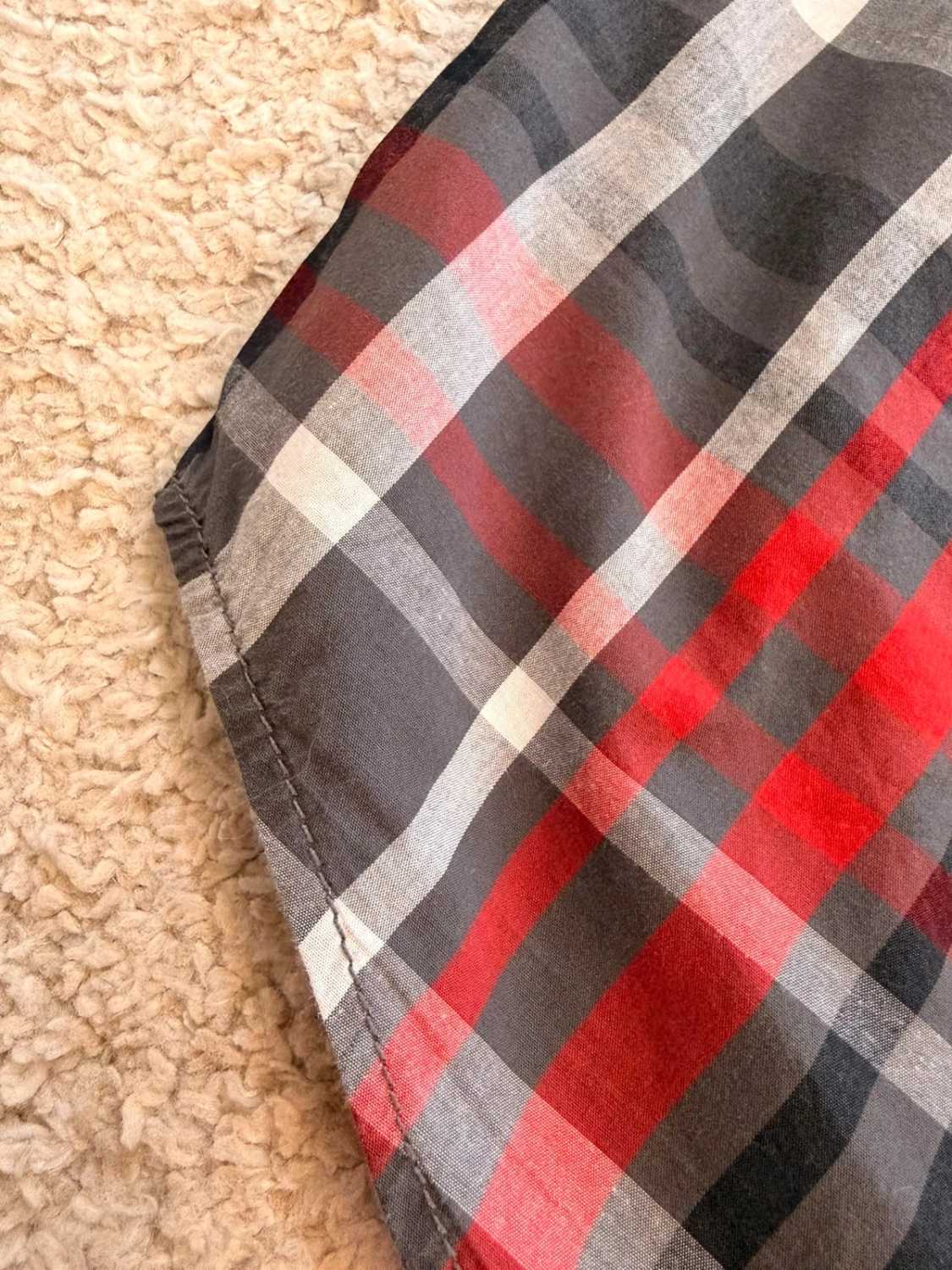 Chemise Wrangler Homme à Carreaux - Kaki/Rouge/Blanc - Taille XXL