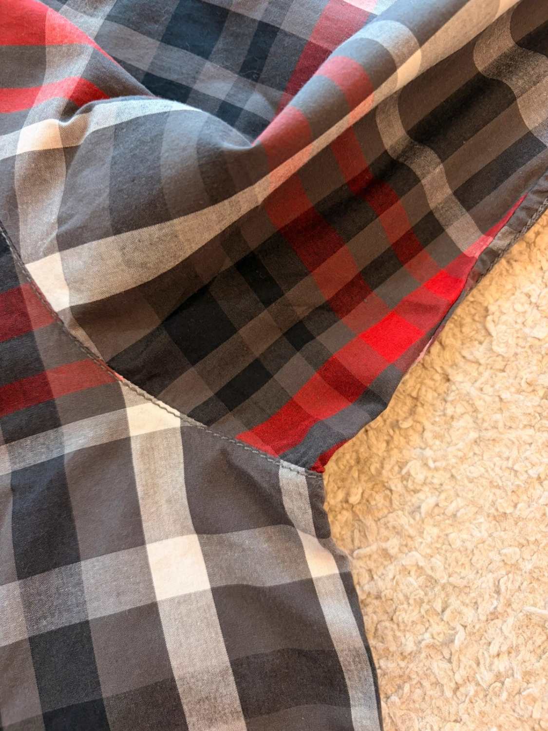 Chemise Wrangler Homme à Carreaux - Kaki/Rouge/Blanc - Taille XXL