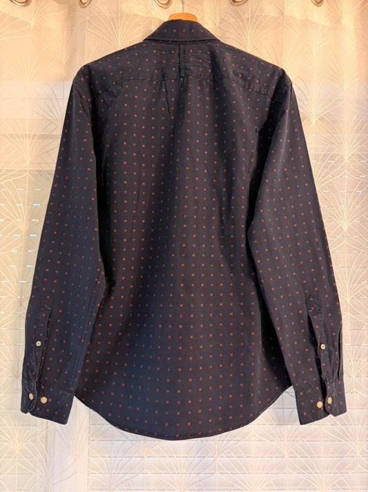 Chemise Banana Republic Grant Fit Marine à Motif Rouge 100% Coton – Taille M | Seconde Main