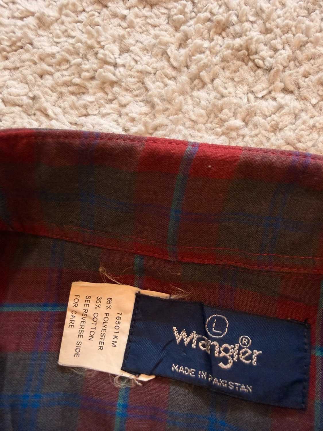 Chemise Wrangler Homme Manches Courtes - Carreaux Kaki/Bordeaux/Bleu
