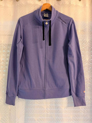 🌸 Pull à zip Champion Lilas - L