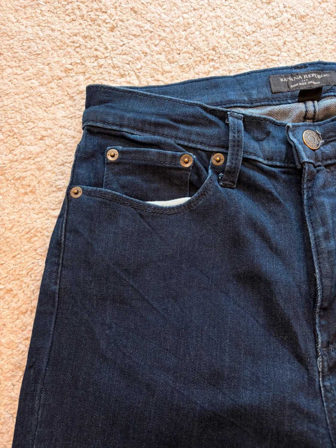 Jeans Banana Republic Skinny Haute Taille - Taille 28