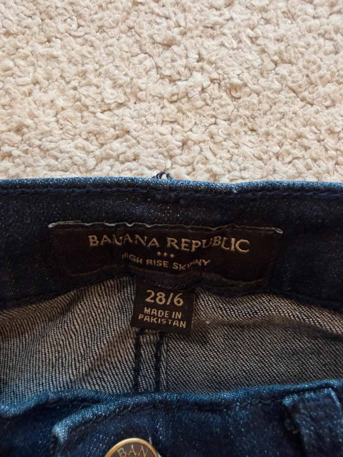 Jeans Banana Republic Skinny Haute Taille - Taille 28