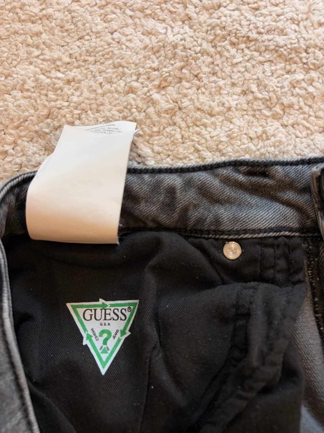 Jeans Slim Guess "Angels" Gris - Taille W31