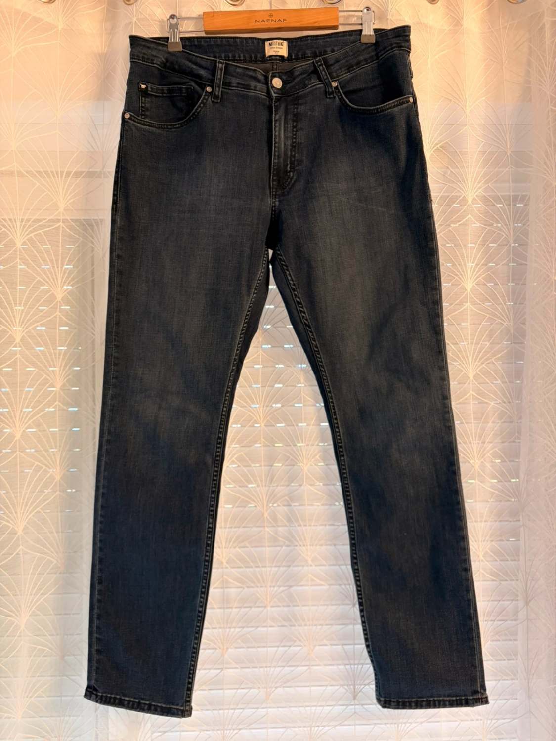 Jean Slim Mustang Jeans Sissy Bleu Foncé Taille 46 Excellent État