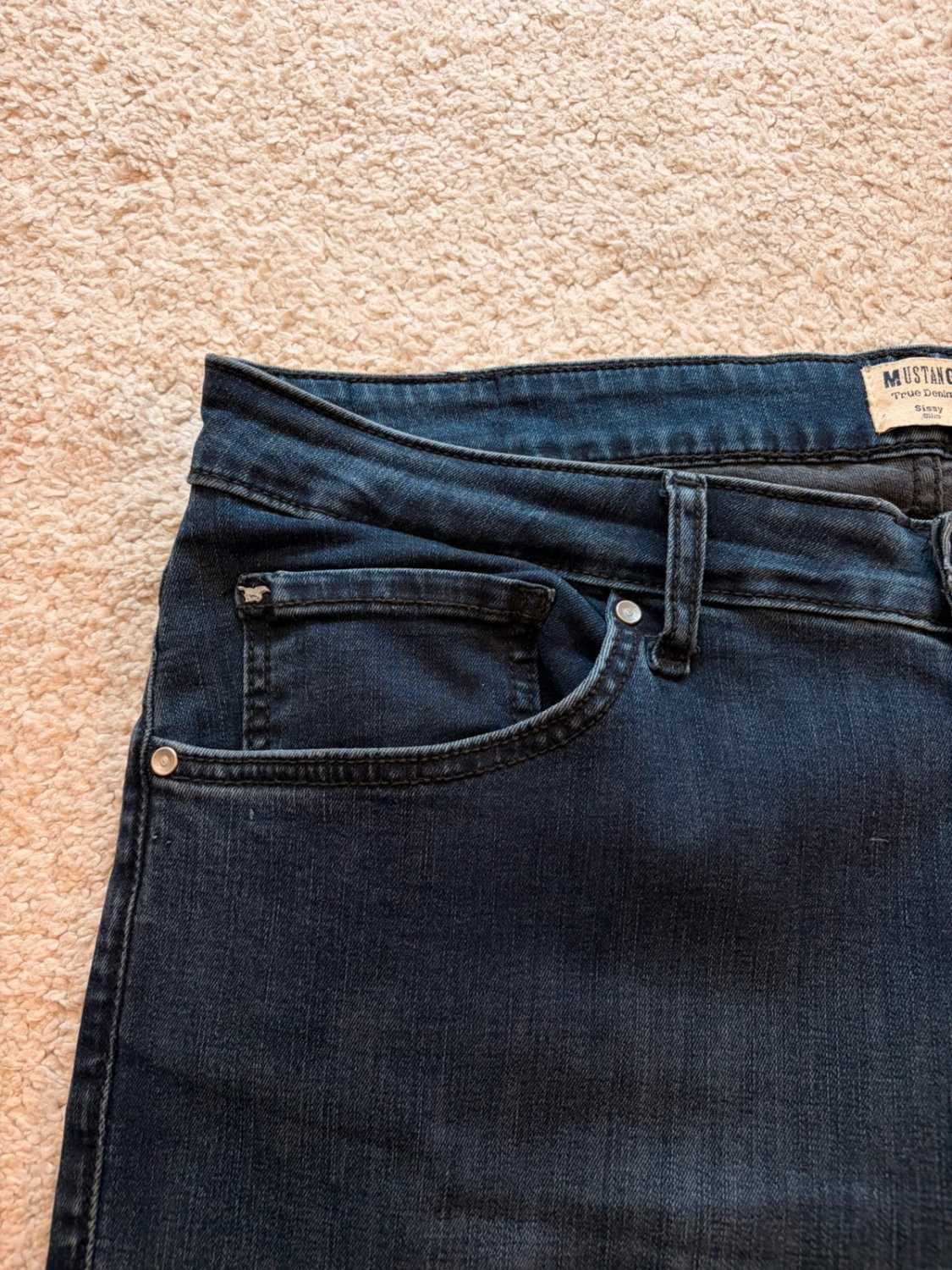 Jean Slim Mustang Jeans Sissy Bleu Foncé Taille 46 Excellent État