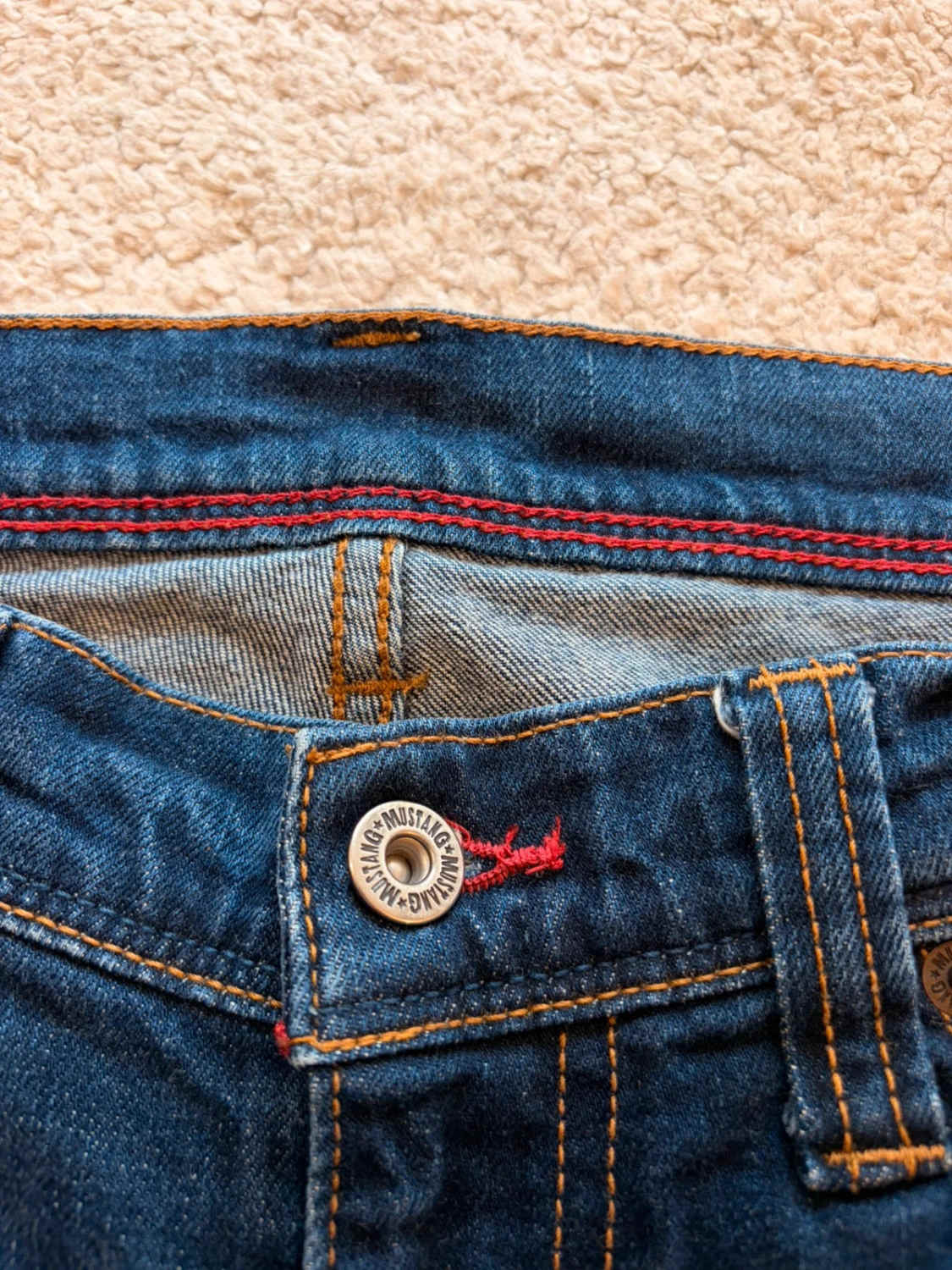 Jeans Mustang Homme "Vegas" - Bleu - Taille 33/32 - Coupe Regular 👖