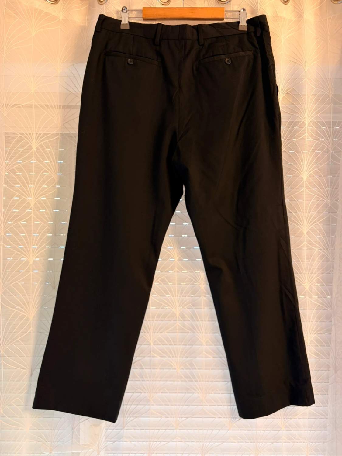 Pantalon Tailored Fit Banana Republic Noir Laine - 36/30