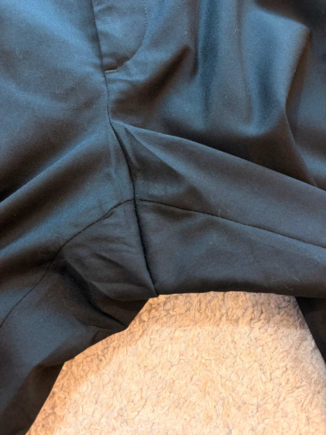 Pantalon Tailored Fit Banana Republic Noir Laine - 36/30