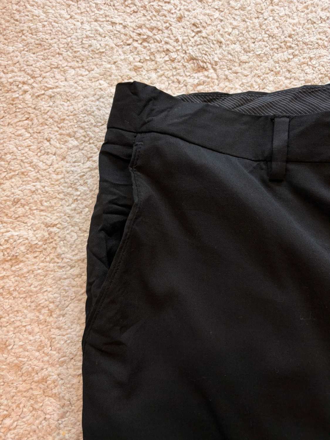 Pantalon Tailored Fit Banana Republic Noir Laine - 36/30