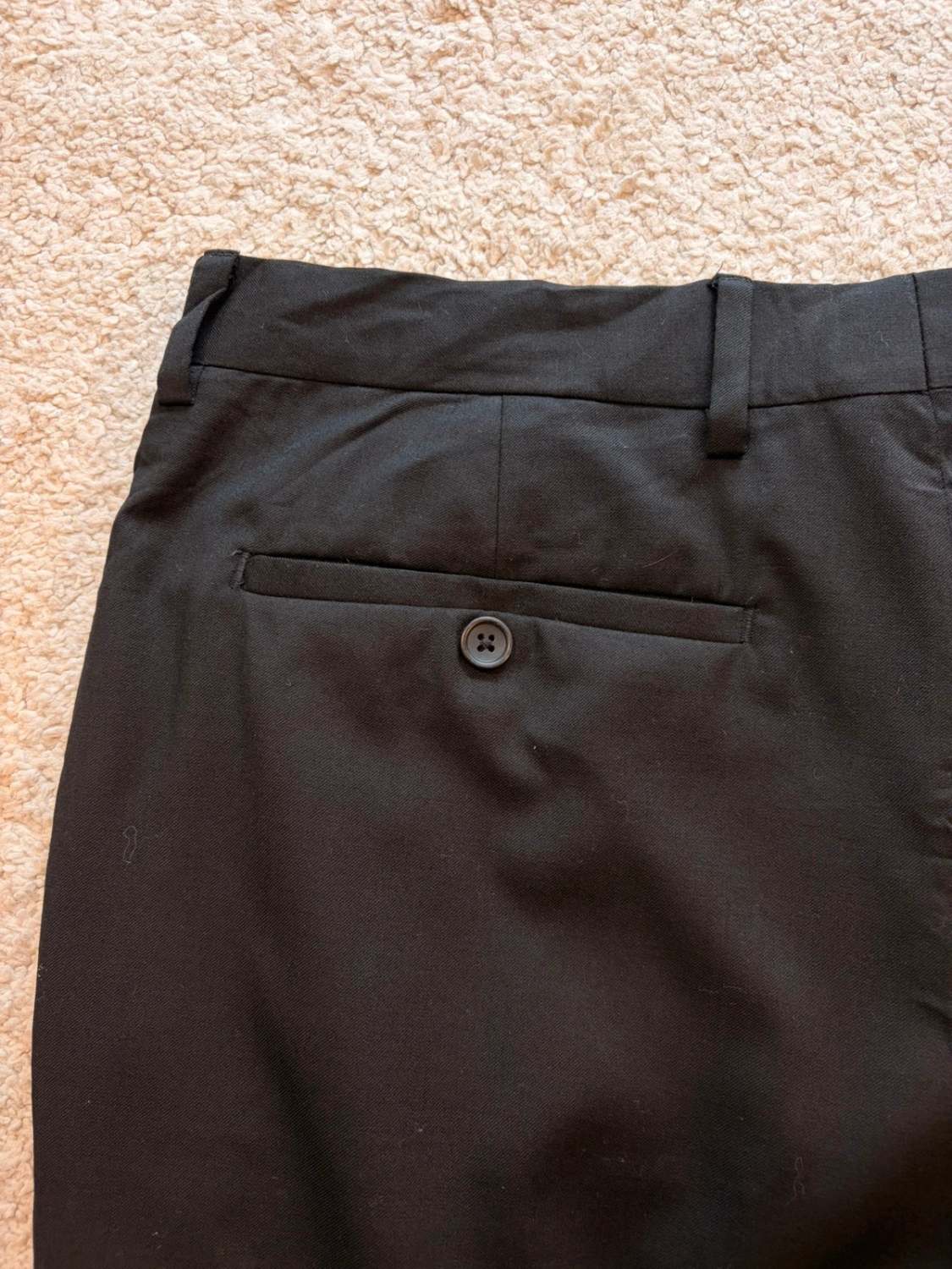 Pantalon Tailored Fit Banana Republic Noir Laine - 36/30