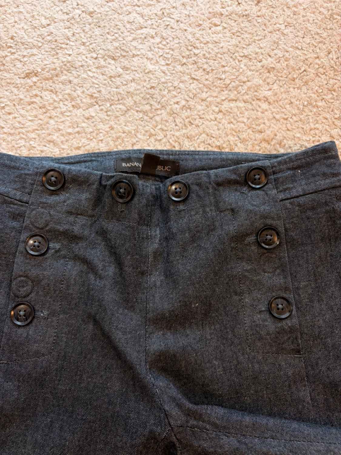 Pantalon Court Banana Republic Gris - Taille XS (00)