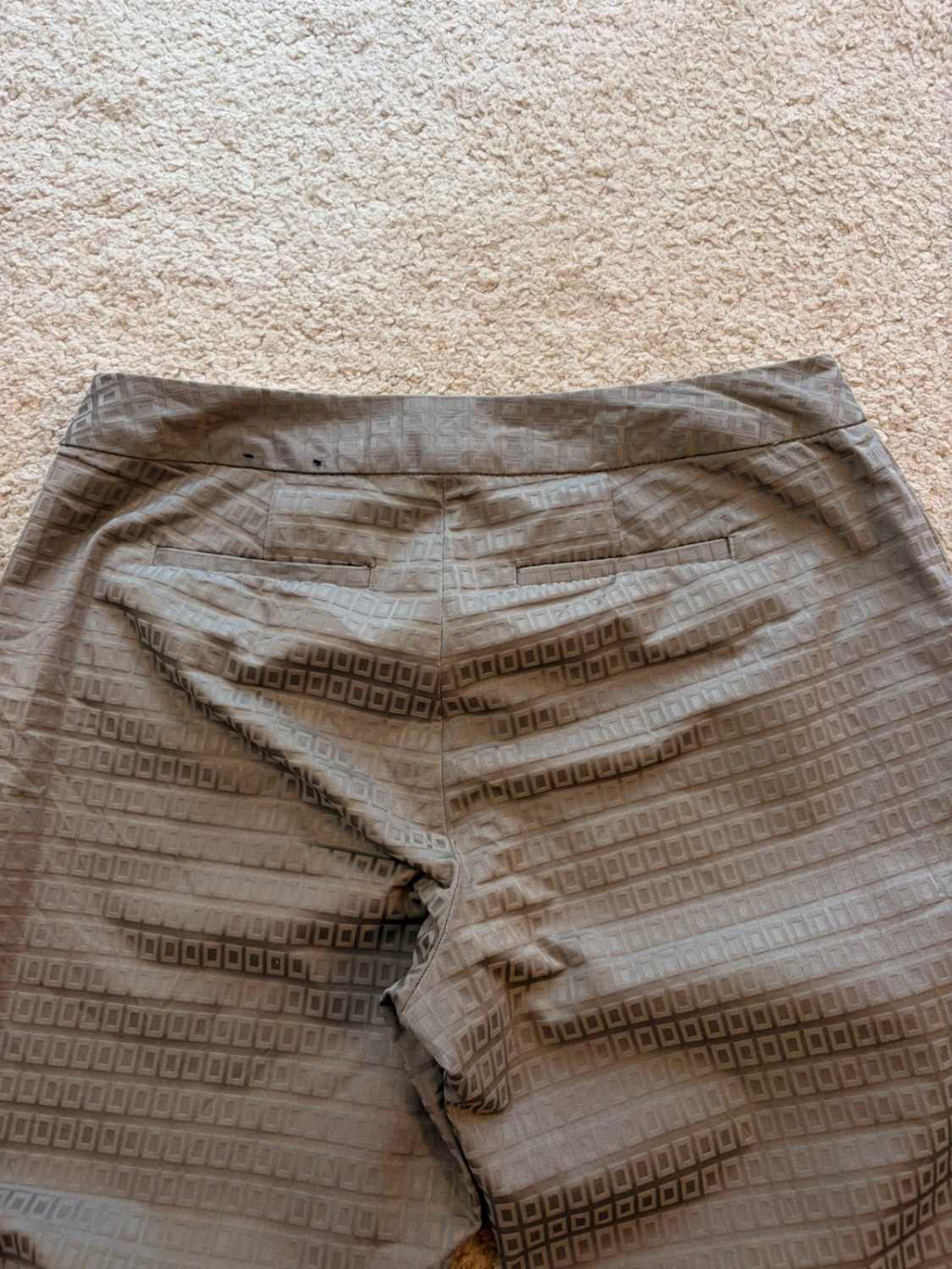 Pantalon Court Banana Republic Martin Fit Gris - Taille S