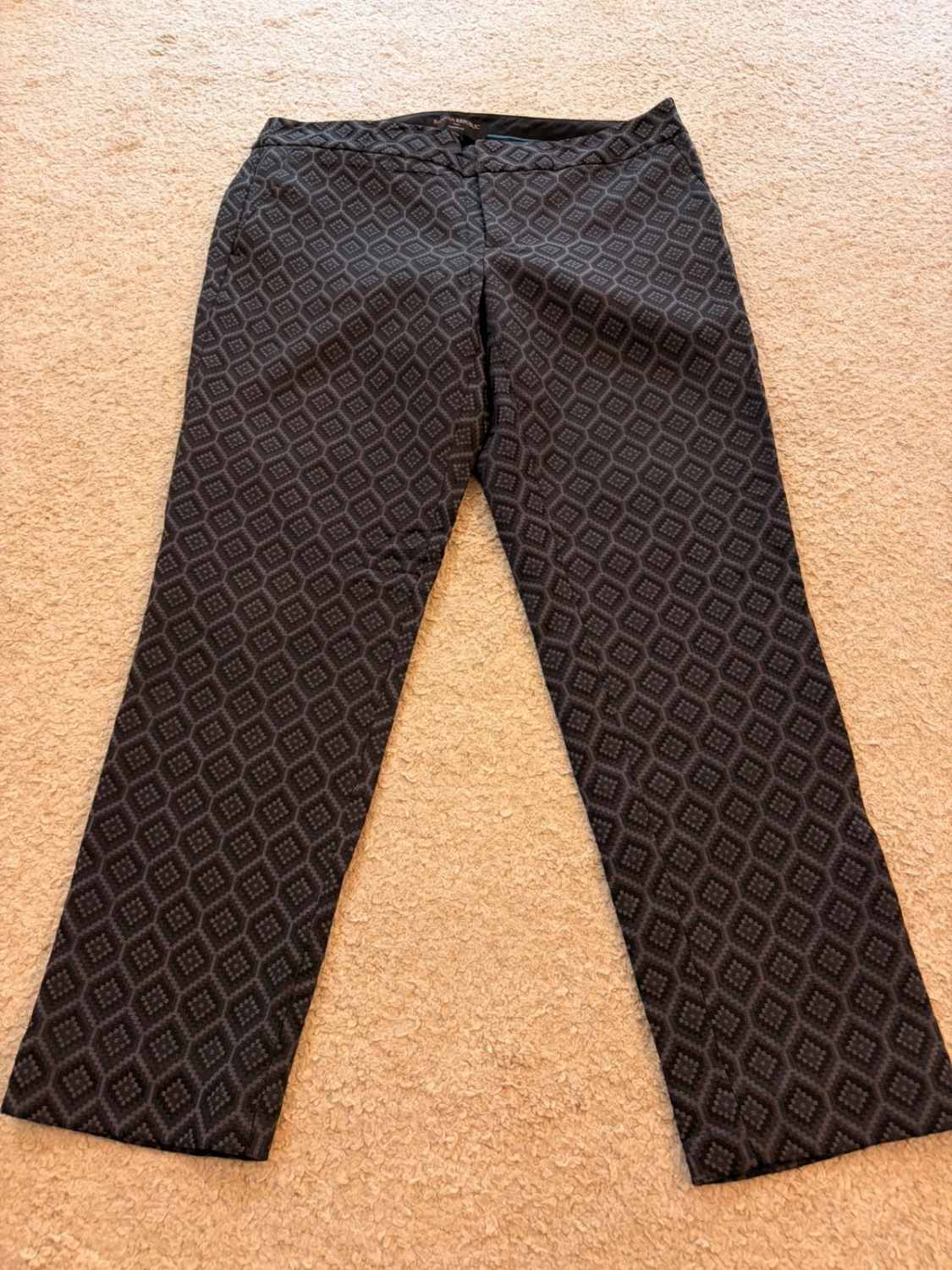 Pantalon Banana Republic Martin Fit Noir/Vert - Taille S