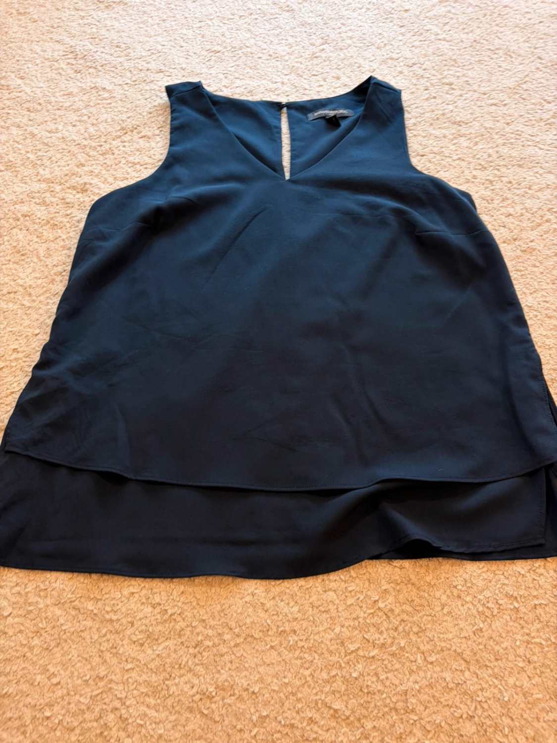 Blouse sans manches Banana Republic Marine - XS