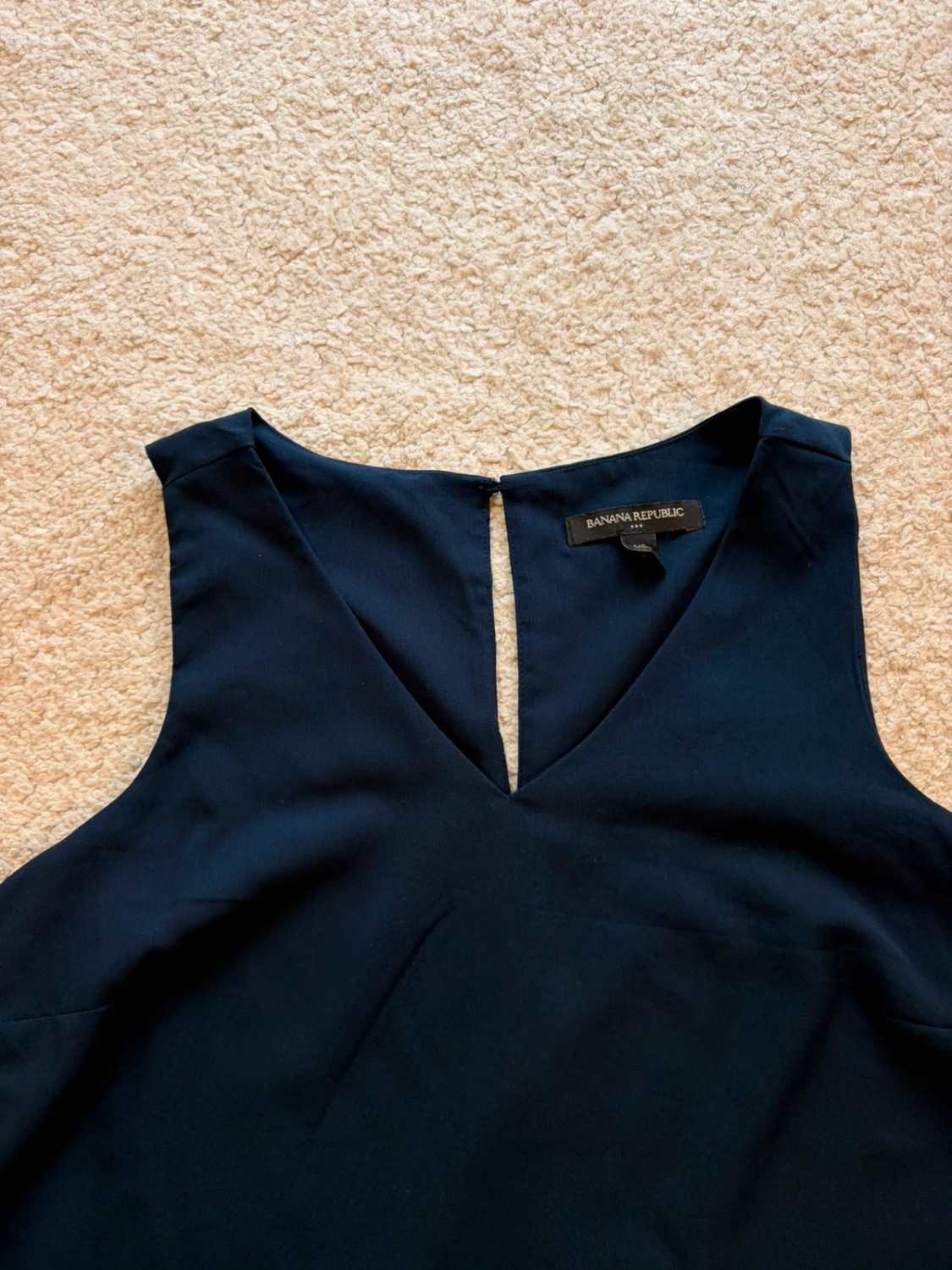 Blouse sans manches Banana Republic Marine - XS