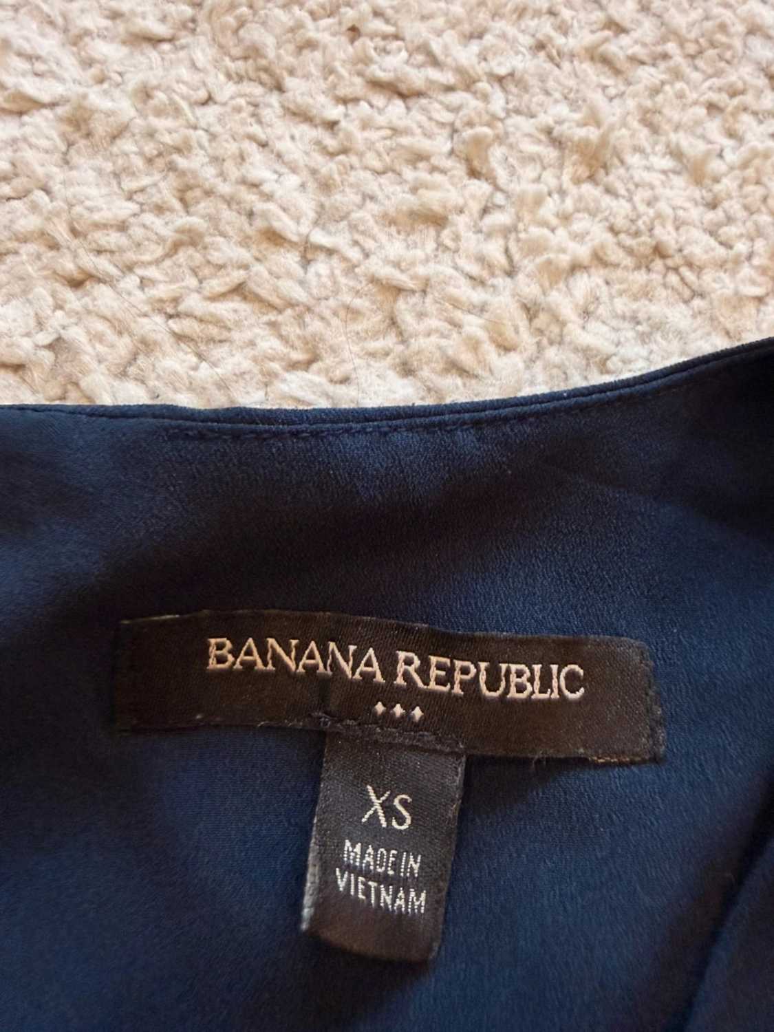 Blouse sans manches Banana Republic Marine - XS