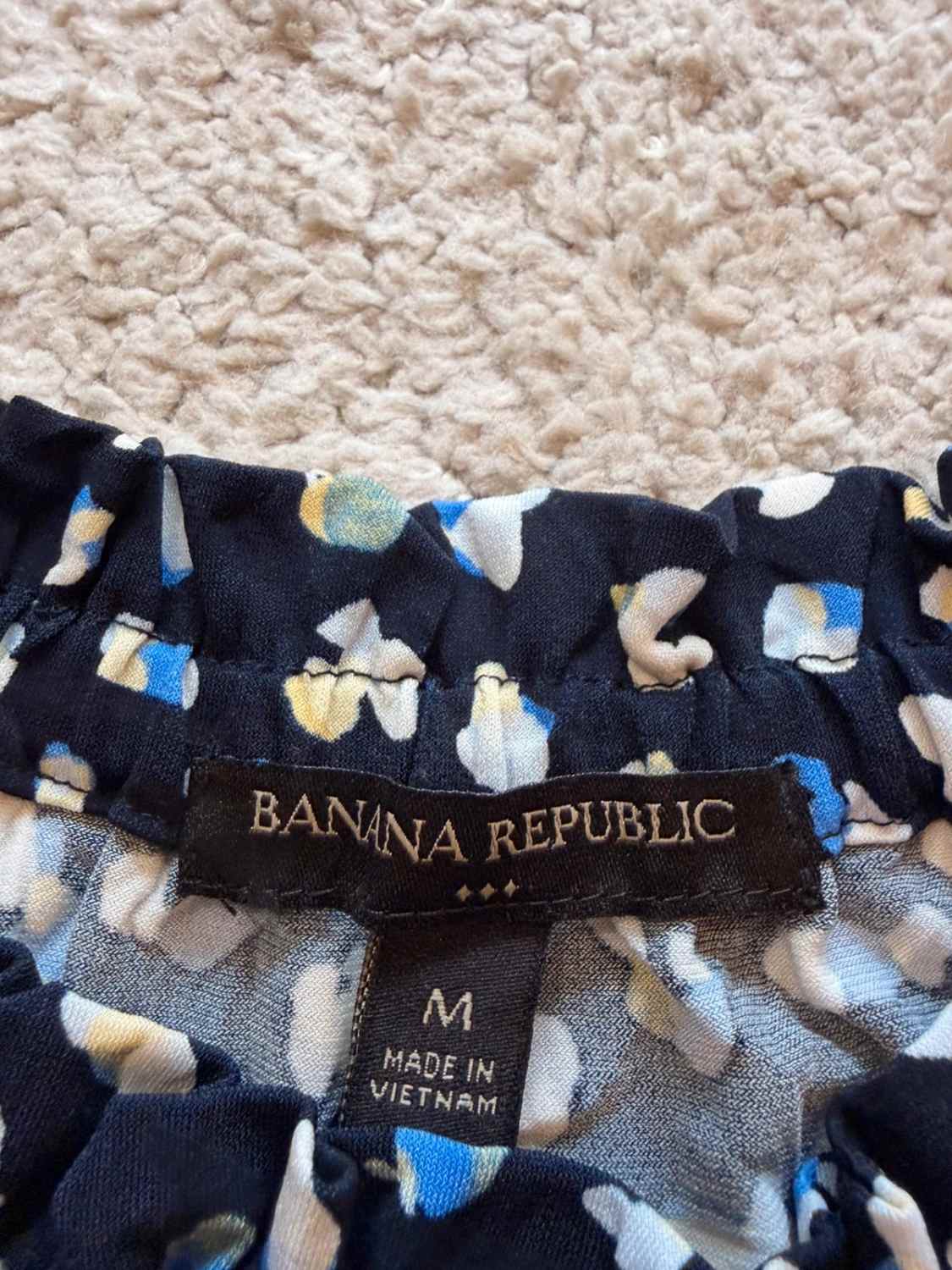 🎨 Tunique Banana Republic Sans Manches à Motif Marin - Colorée & Bohème