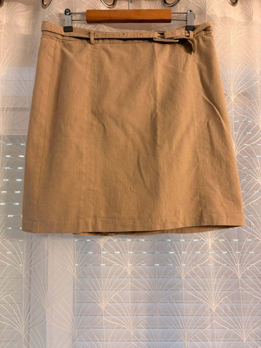 Jupe Banana Republic Beige Lin & Coton - Taille L