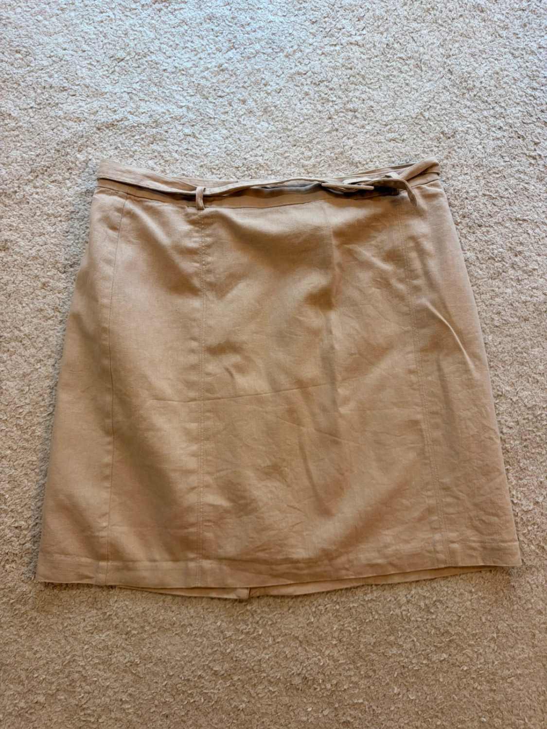 Jupe Banana Republic Beige Lin & Coton - Taille L