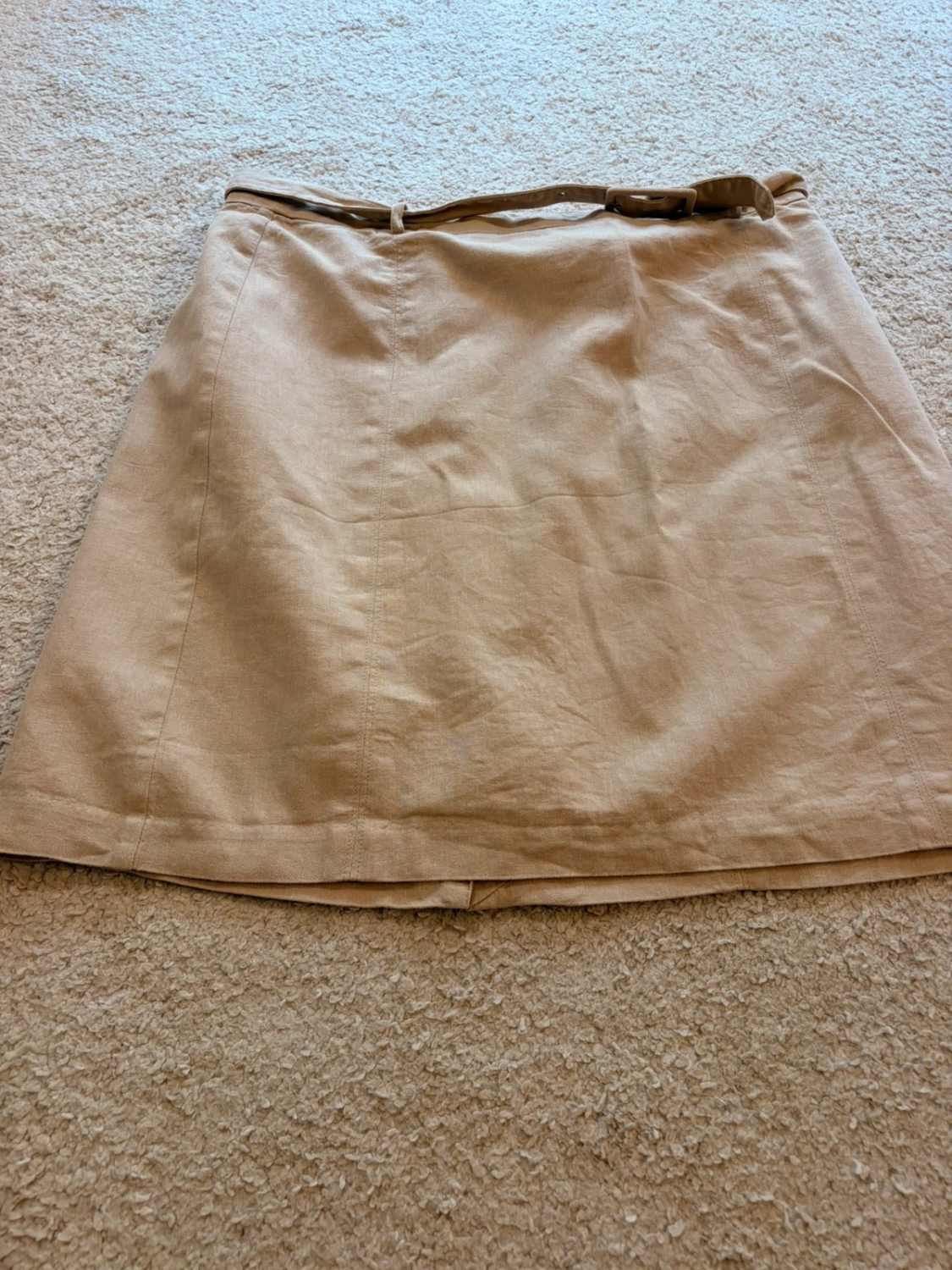 Jupe Banana Republic Beige Lin & Coton - Taille L