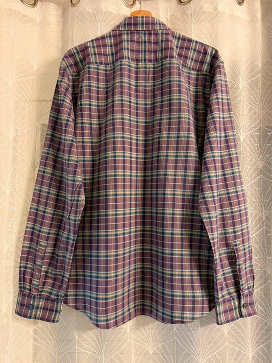 Camicia Hugo Boss Slim Fit Viola, Bordeaux, Bianco & Beige - XL