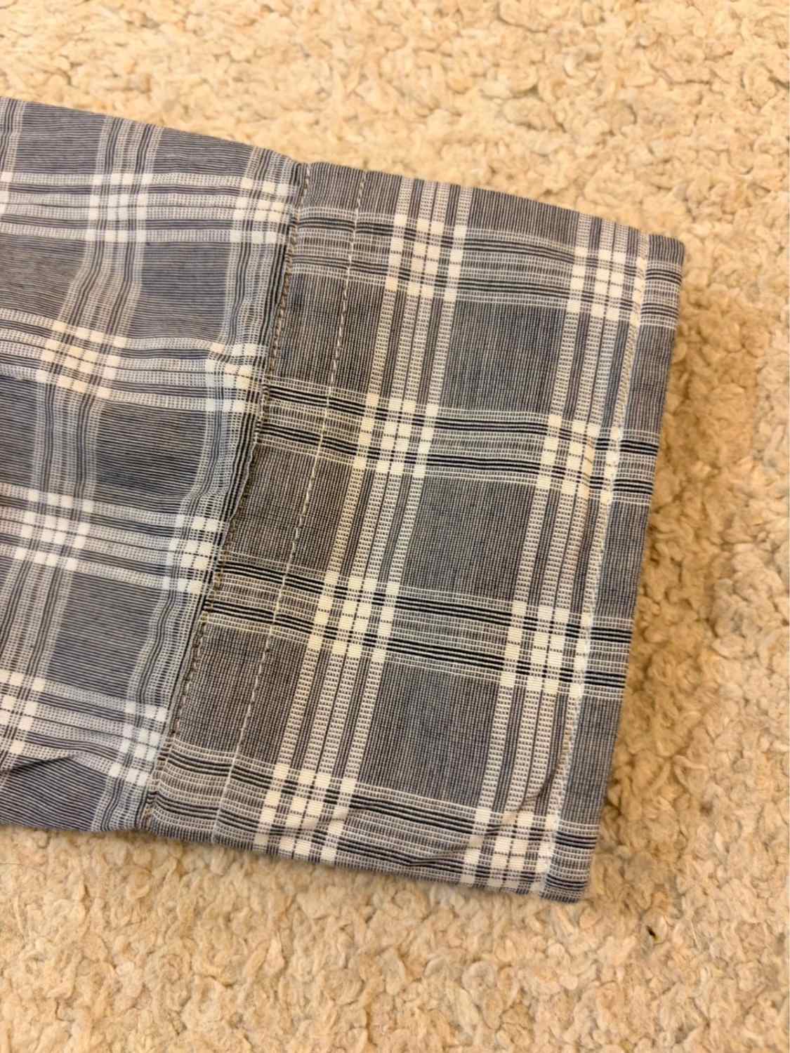 👔 Chemise Tommy Hilfiger 80’s Two Ply Gris & Blanc - M/L