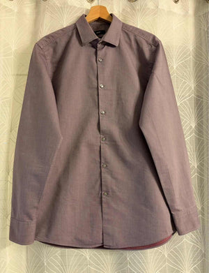 💼 Chemise Hugo Boss Slim Fit Bordeaux & Gris - 41 (M)