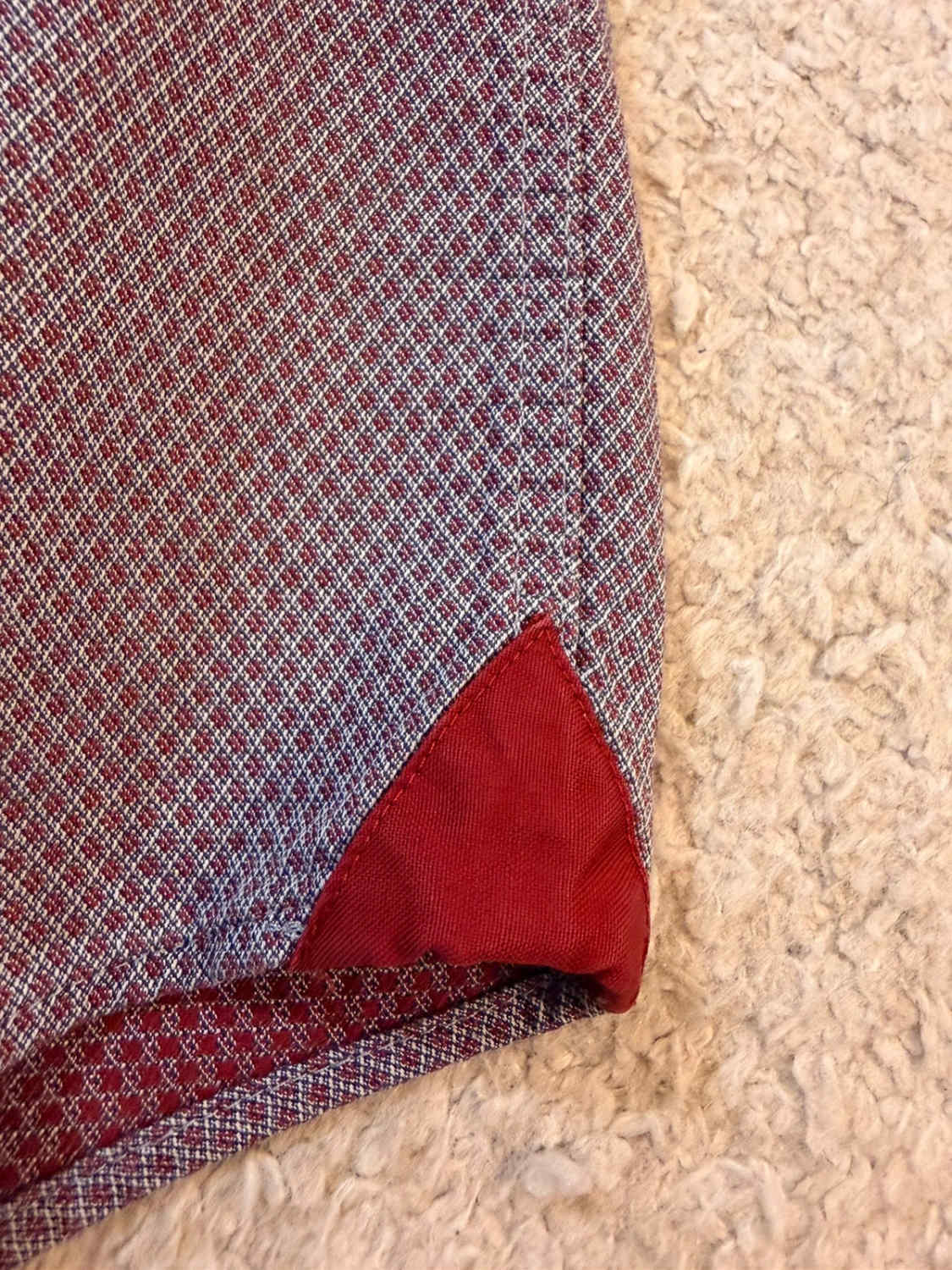 💼 Chemise Hugo Boss Slim Fit Bordeaux & Gris - 41 (M)