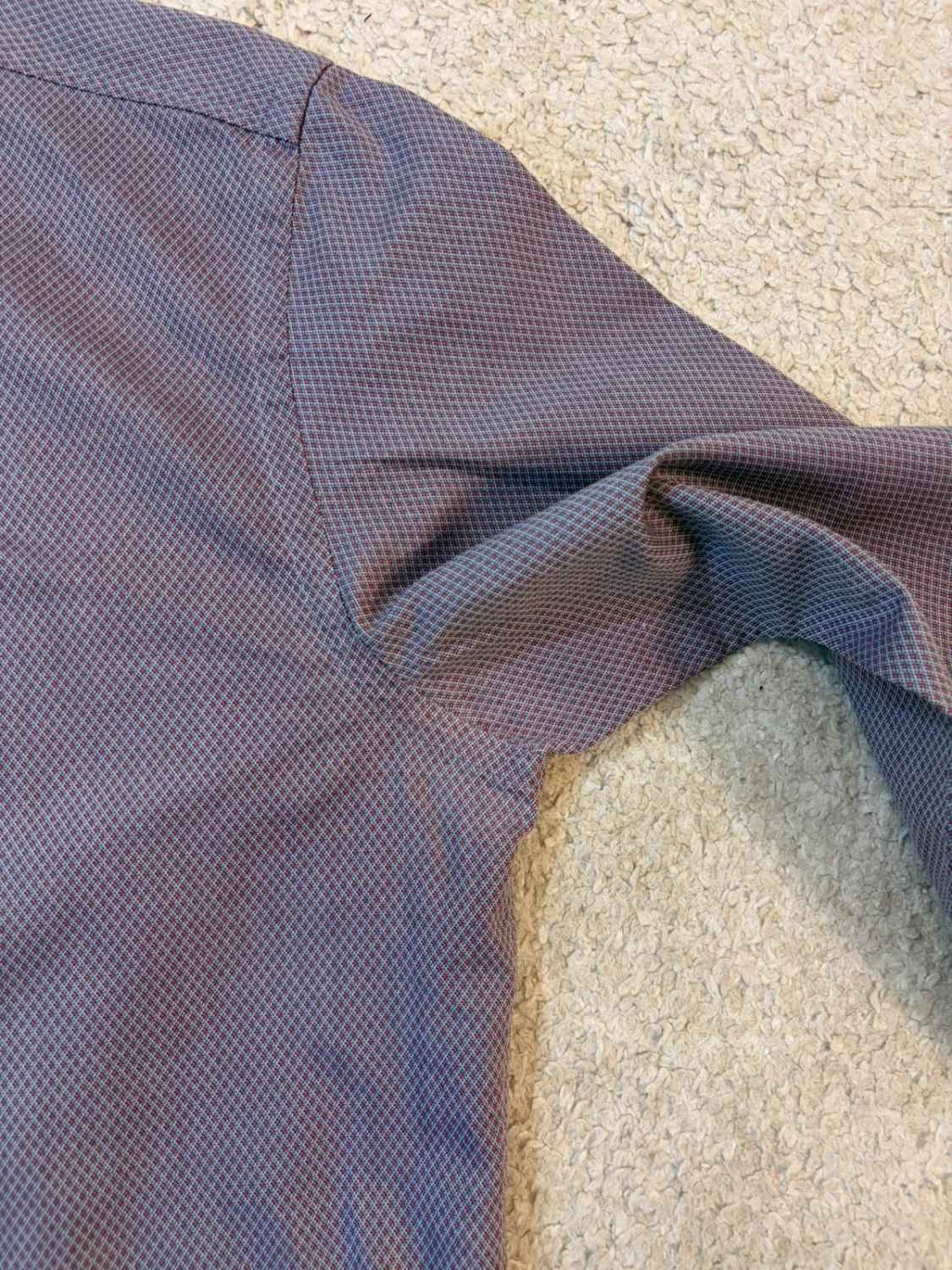 💼 Chemise Hugo Boss Slim Fit Bordeaux & Gris - 41 (M)