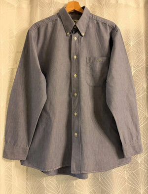 🐊 Chemise Lacoste Blanc & Marine - 42 (S)
