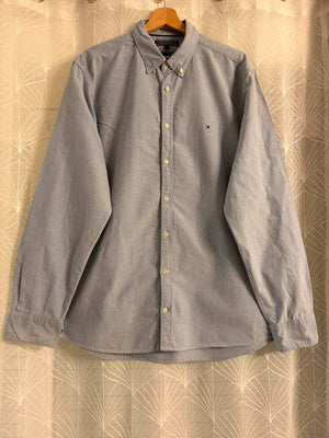 🔵 Chemise Tommy Hilfiger New York Fit Bleu Clair - XL
