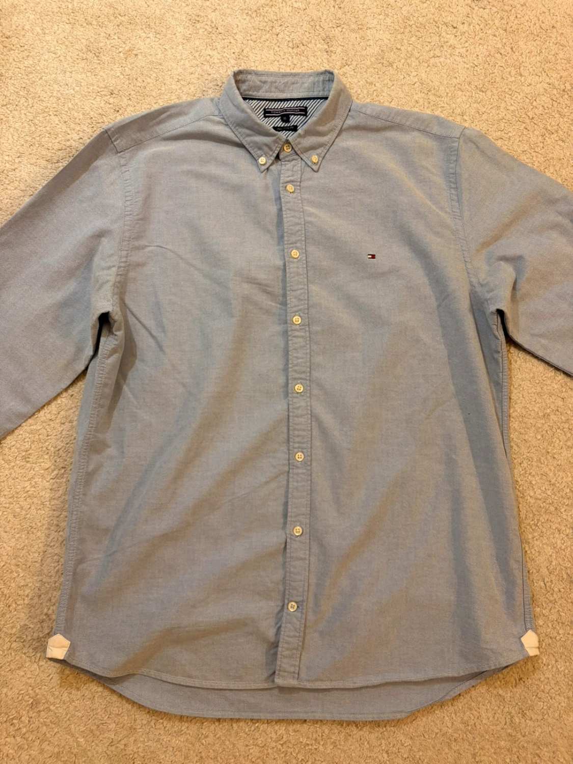 🔵 Chemise Tommy Hilfiger New York Fit Bleu Clair - XL