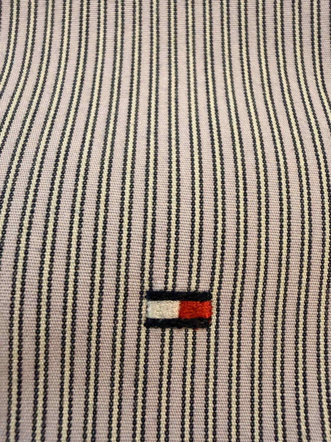 Camicia Tommy Hilfiger Custom Fit Lilla, Bianco & Nero - XXL