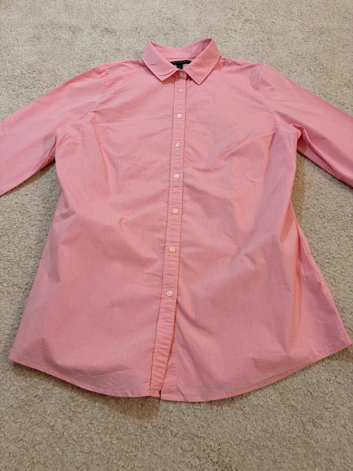 🌸 Banana Republic "Riley Tailored Fit" Pink Shirt - L