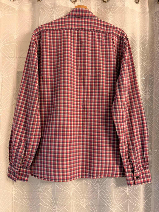 👕 Chemise Gap Classic Fit Rouge, Blanc & Marine - L