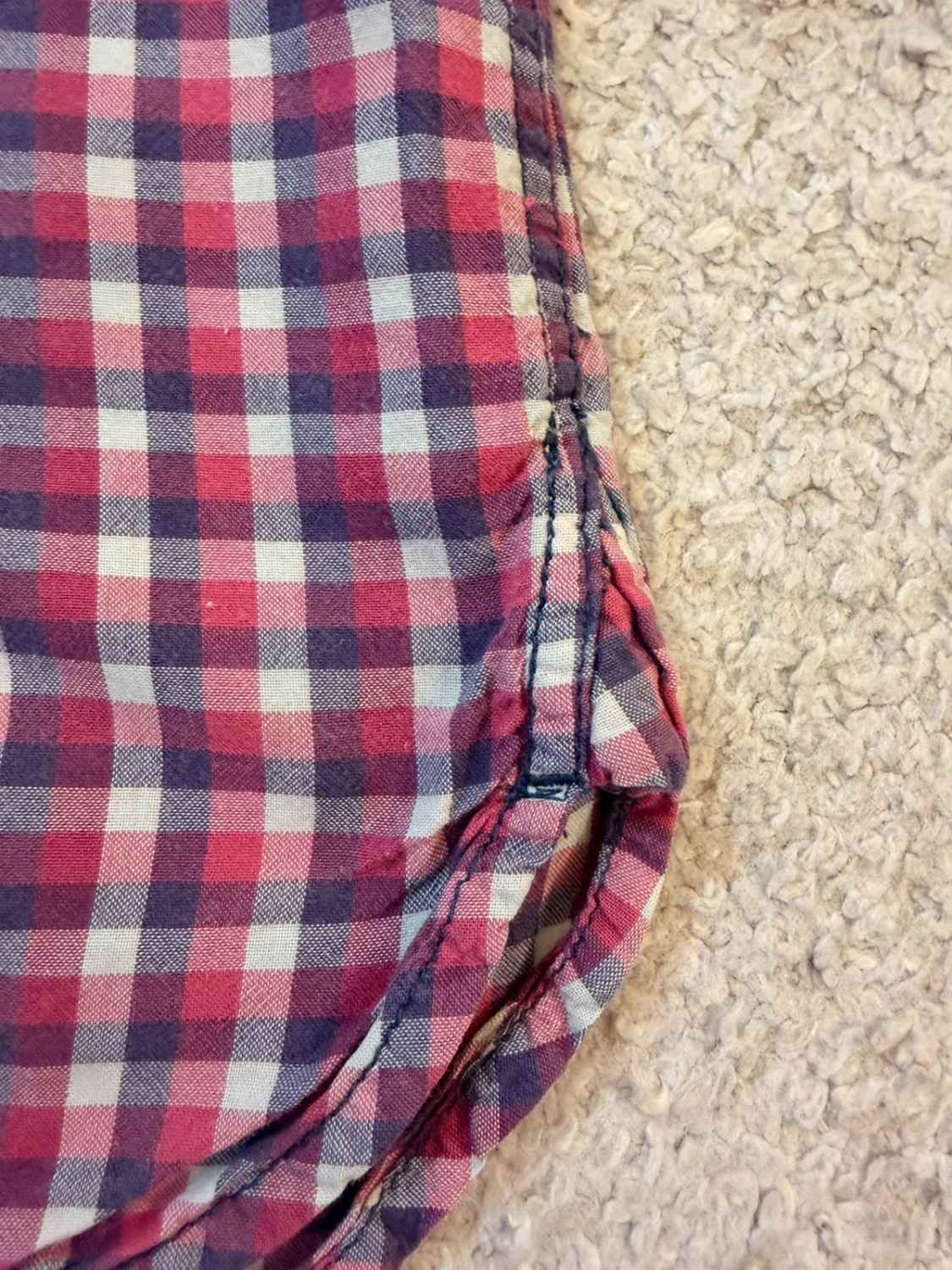 👕 Chemise Gap Classic Fit Rouge, Blanc & Marine - L