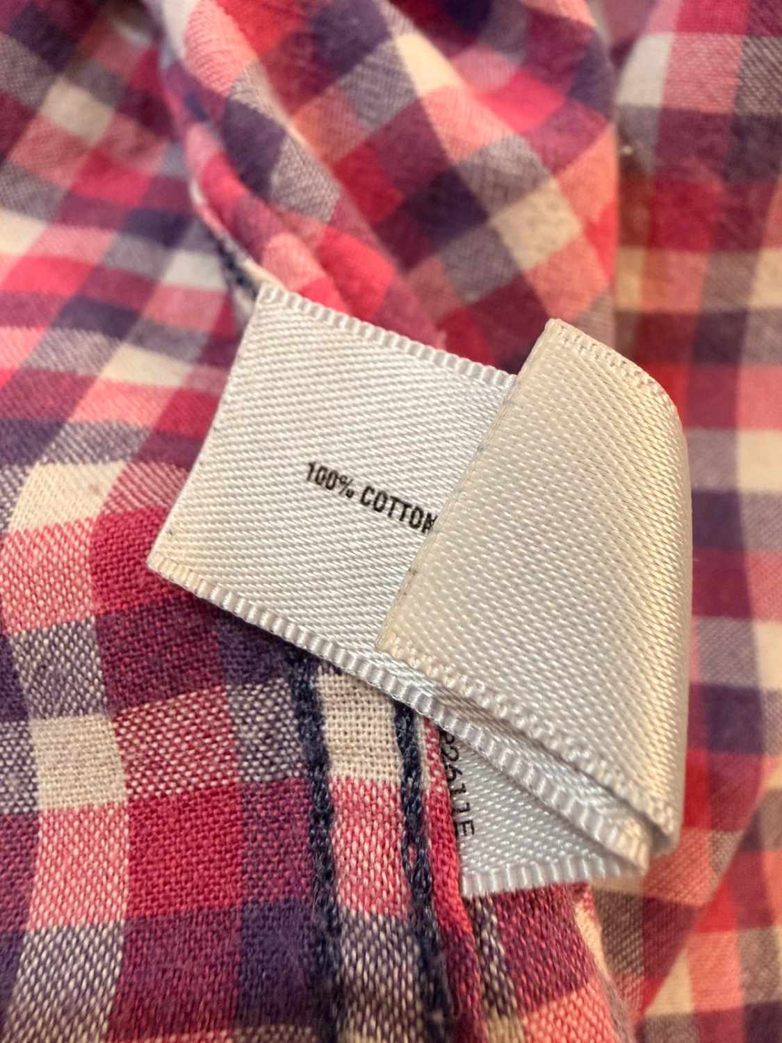 👕 Chemise Gap Classic Fit Rouge, Blanc & Marine - L
