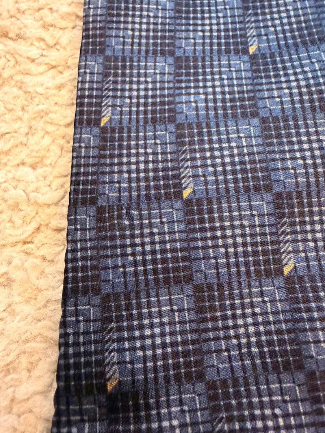 👔 Cravate Bill Blass - Soie Noir & Bleu