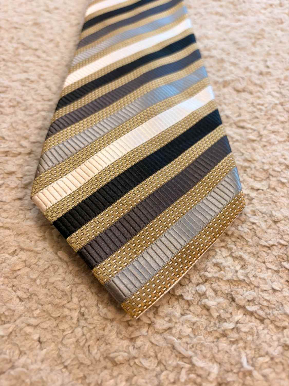 👔 Cravate Bergamo X-Long - Rayures
