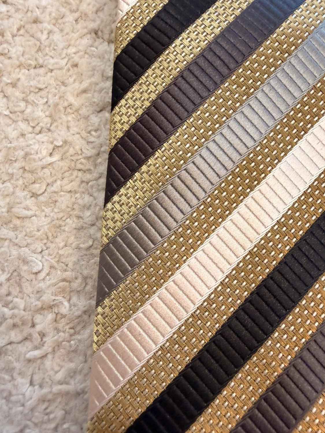 👔 Cravate Bergamo X-Long - Rayures
