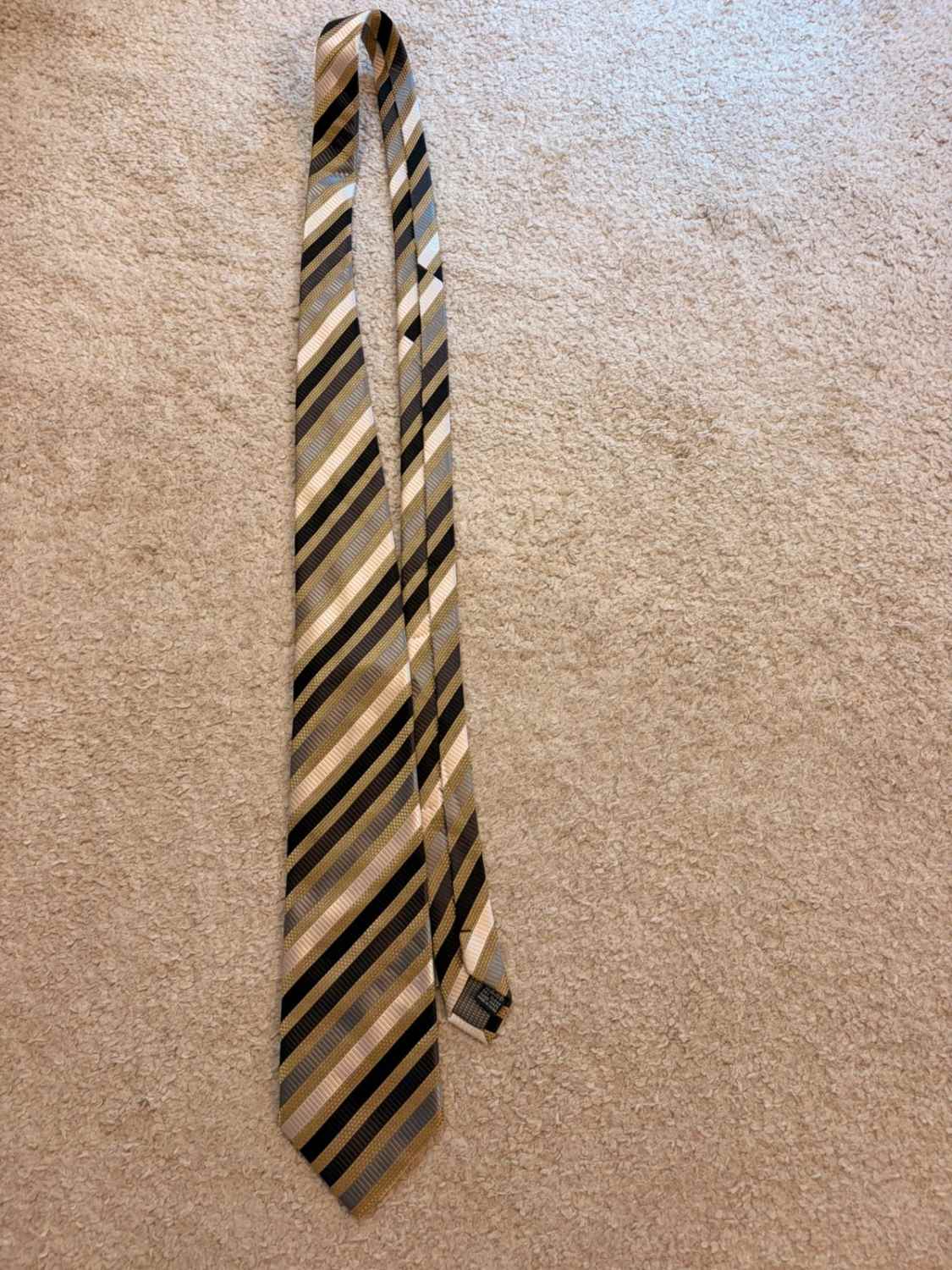 👔 Cravate Bergamo X-Long - Rayures