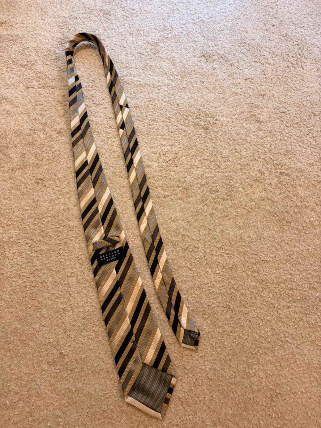 👔 Cravate Bergamo X-Long - Rayures