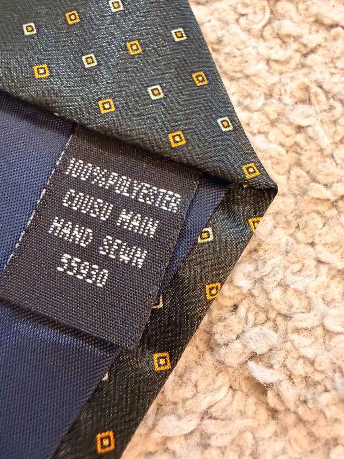 👔 Cravate 1660 Club - Noir & Motifs