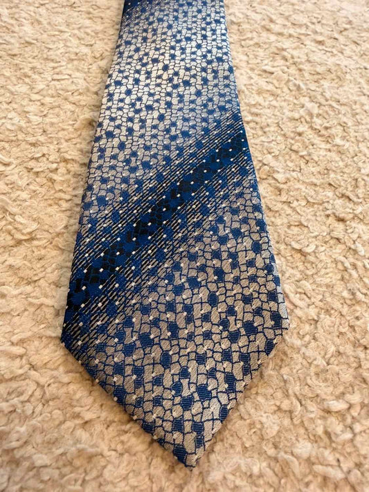👔 Cravate Marquis - Bleu, Gris & Noir