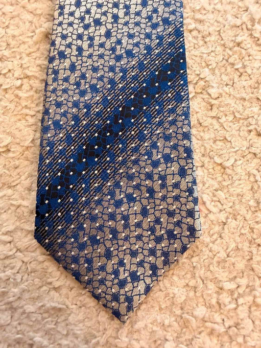 👔 Cravate Marquis - Bleu, Gris & Noir